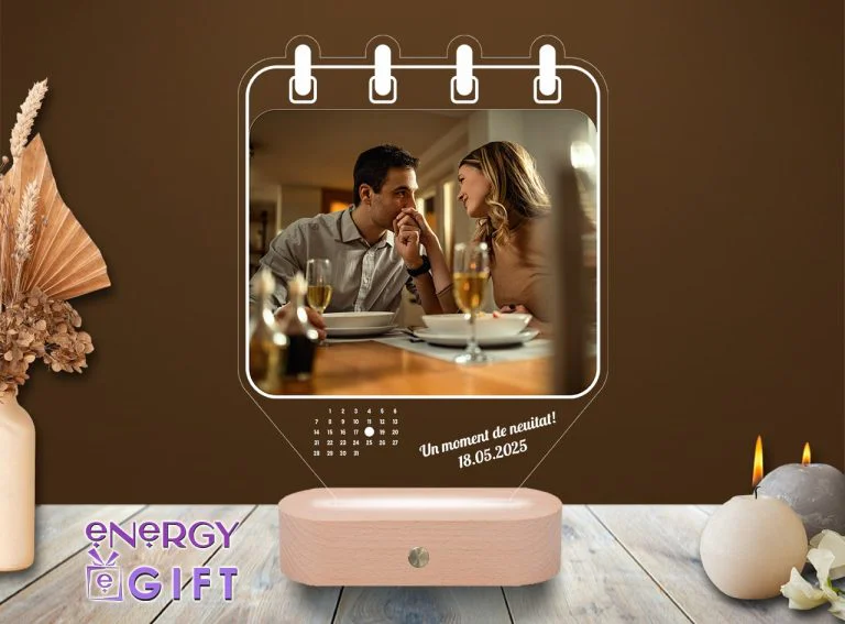 Lampă LED Personalizată pentru Cuplu – Cadoul Romantic care Surprinde prin Lumină și Emoție